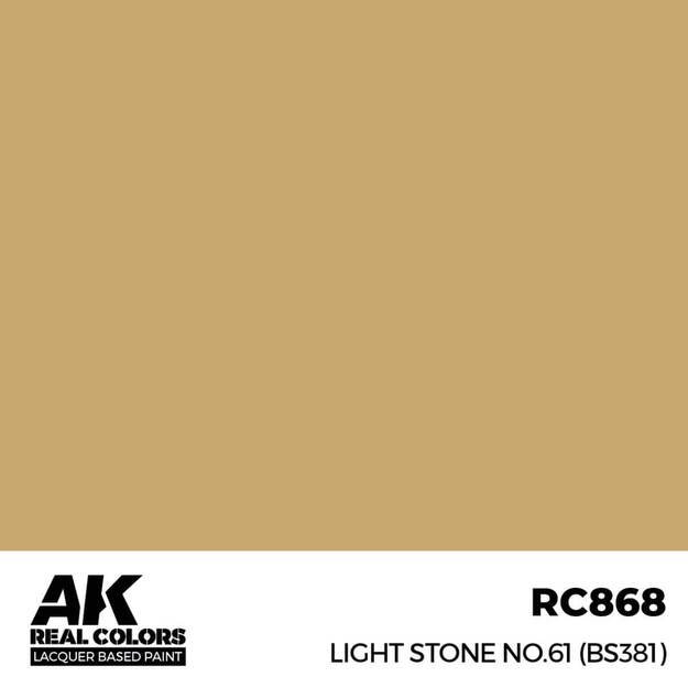 AK Interactive RC868 - Light Stone No.61 (BS381), 17ml AK Interactive RC868 - Light Stone No.61 (BS381), 17ml