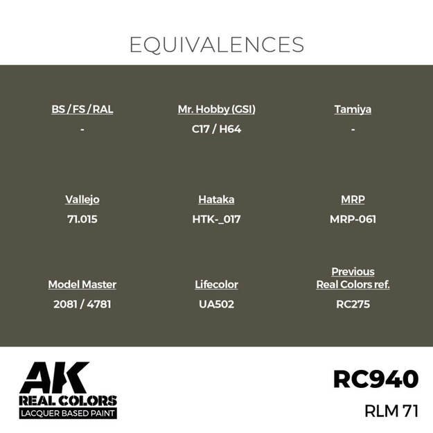 AK Interactive RC940 - RLM 71, 17ml 2 AK Interactive RC940 - RLM 71, 17ml 2