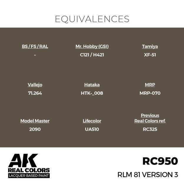 AK Interactive RC950 - RLM 81 Version 3, 17ml 2 AK Interactive RC950 - RLM 81 Version 3, 17ml 2
