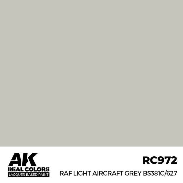AK Interactive RC972 - RAF Light Aircraft Grey BS381C/627, 17ml