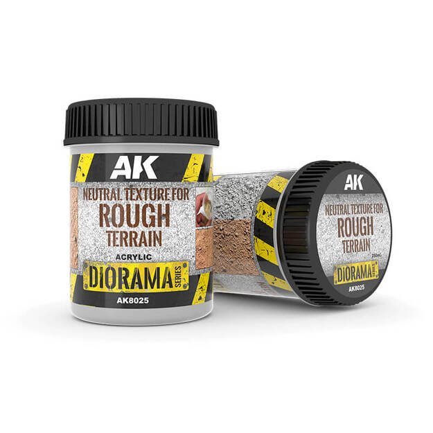 AK Interactive AK8025 - Neutral Texture For Rough Terrains (Acrylic), 250ml