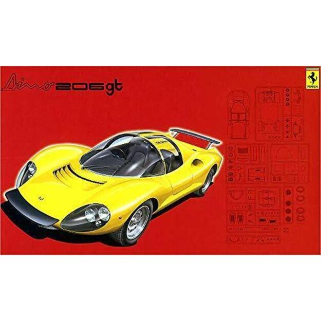 Fujimi FU12363 - Ferrari RS 76 Dino 206 GT, 1/24