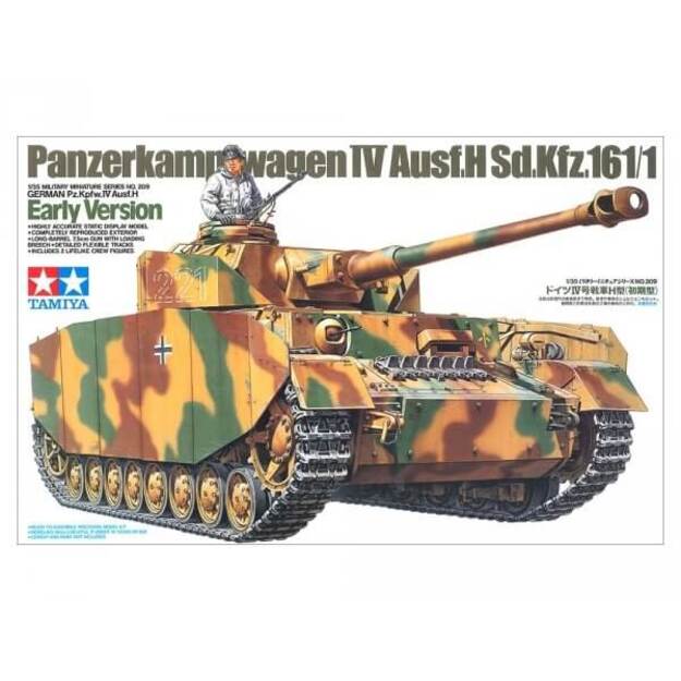 Tamiya TA35209 - German Panzerkampfwagen Iv Ausf.H Early Version, 1/35