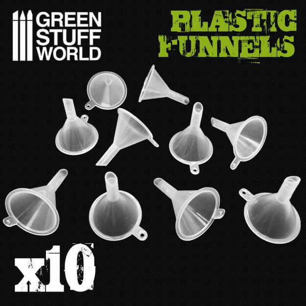 Green Stuff World 2196 - Plastikiniai Piltuvėliai, 10 vnt.