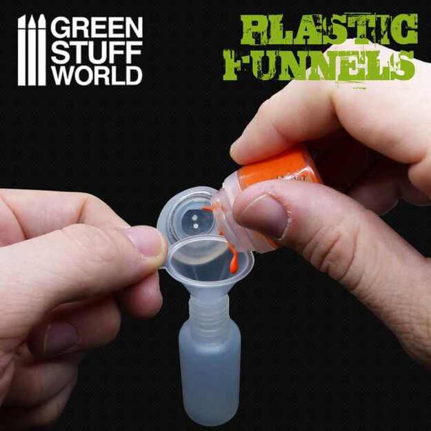 Green Stuff World 2196 - Plastikiniai Piltuvėliai, 10 vnt. 1