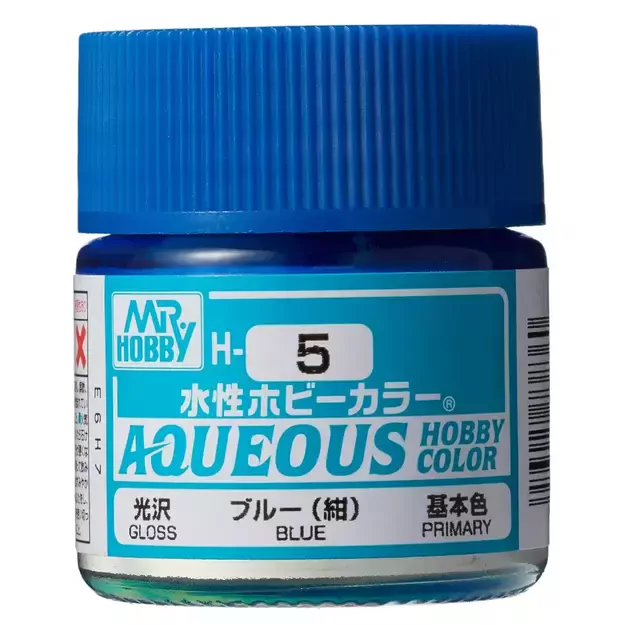 Mr.Hobby H005 - Aqueous Hobby Colors - Blue, 10ml