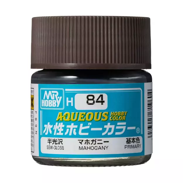 Mr.Hobby H084 - Aqueous Hobby Colors - Mahogany, 10ml
