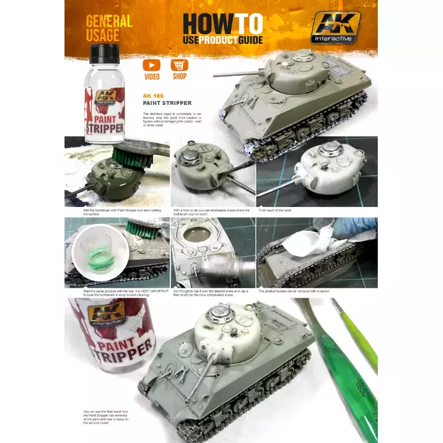 AK Interactive AK11586 – Paint Remover (dažų nuėmėjas, 250 ml) 1