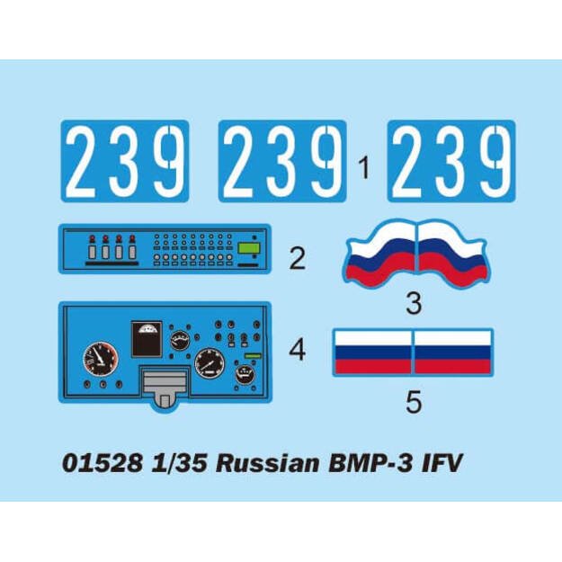 Trumpeter TR01528 -  BMP-3 IFV, 1/35 4