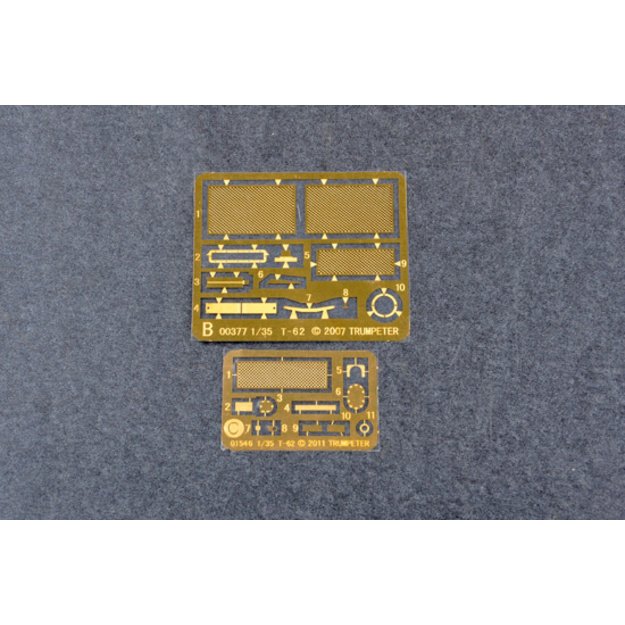 Trumpeter TR01552 - T-62 Mod.1975 (Mod.1972+KTD2), 1/35 11