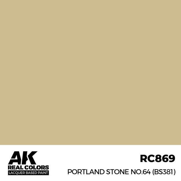 AK Interactive RC869 - Portland Stone No.64 (BS381), 17ml AK Interactive RC869 - Portland Stone No.64 (BS381), 17ml