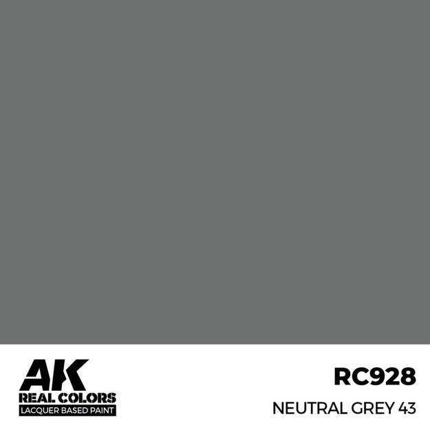 AK Interactive RC928 - Neutral Grey 43, 17ml AK Interactive RC928 - Neutral Grey 43, 17ml