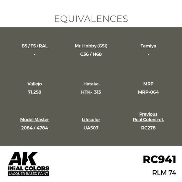 AK Interactive RC941 - RLM 74, 17ml 2 AK Interactive RC941 - RLM 74, 17ml 2