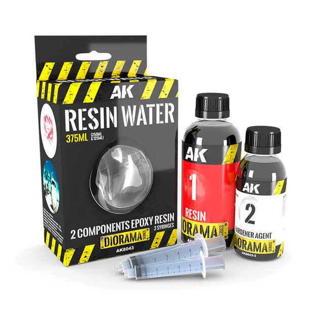 AK Interactive AK8043 - Resin Water (2 komponentė derva), 375ml