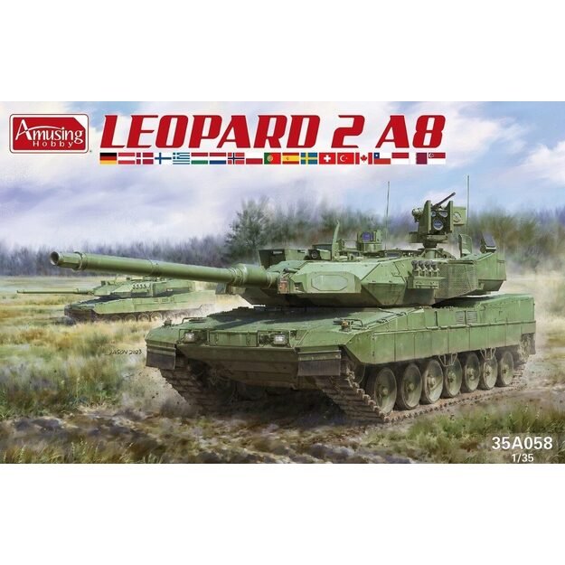 Amusing Hobby 35A058 - Leopard 2 A8, 1/35