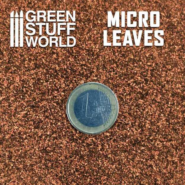 Green Stuff World 10613 - Mikro lapai - RUDAS mišinys (15 g)