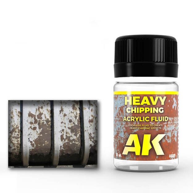 AK Interactive AK089 - Heavy Chipping Effects Acrylic, 35ml