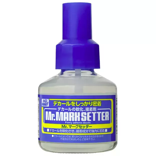 Mr.Hobby MS-232 - Mr. Mark Setter (lipnus pagrindas dekalių priklijavimui, 40 ml)