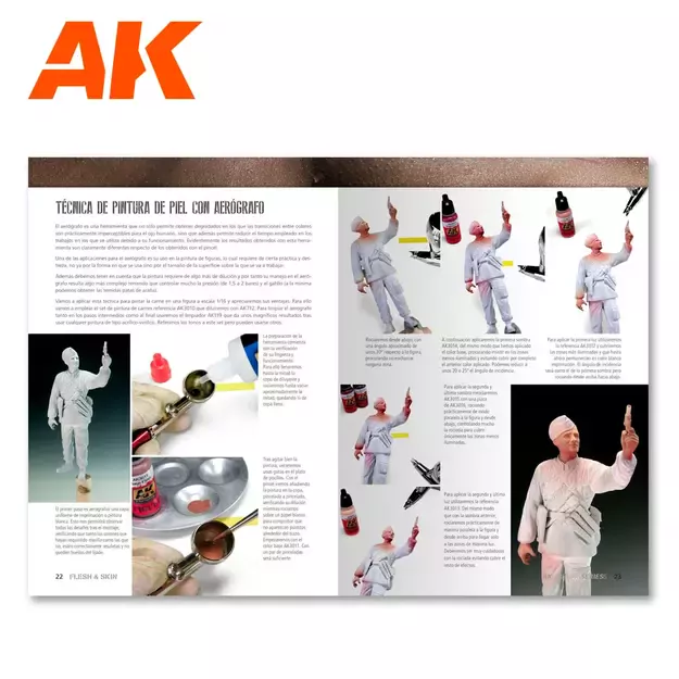 AK Interactive  AK241 – Flesh And Skin (Learning Series Nº6) 2