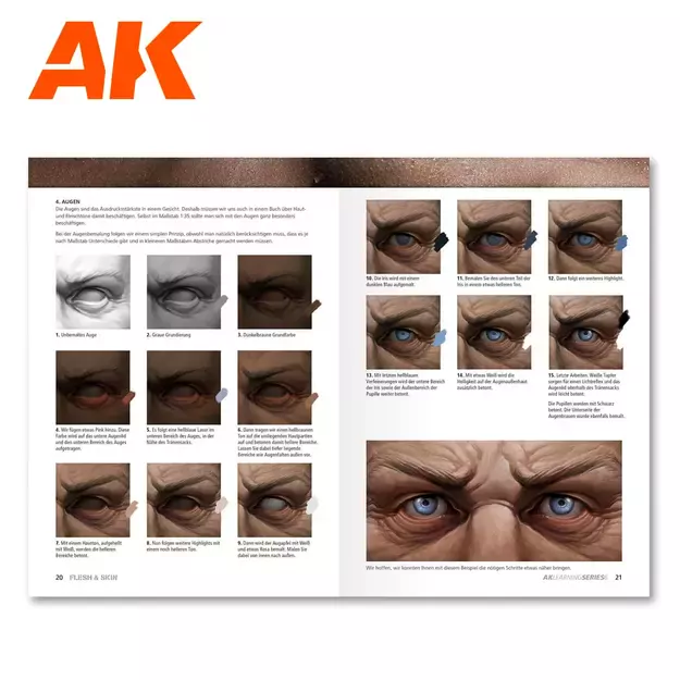 AK Interactive  AK241 – Flesh And Skin (Learning Series Nº6) 3