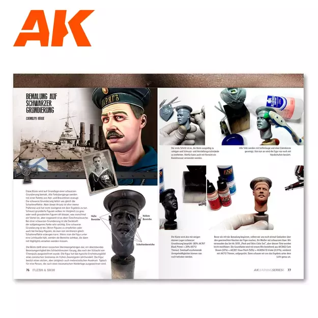 AK Interactive  AK241 – Flesh And Skin (Learning Series Nº6) 7