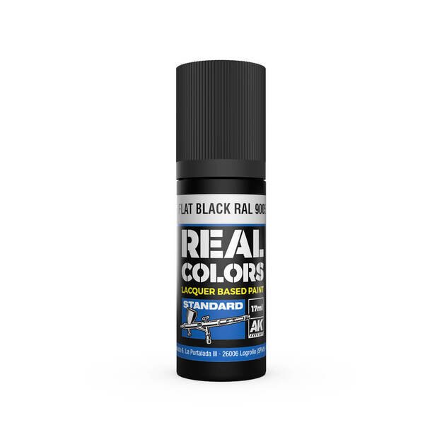 AK Interactive RC804 – Flat Black RAL 9005, 17ml 1