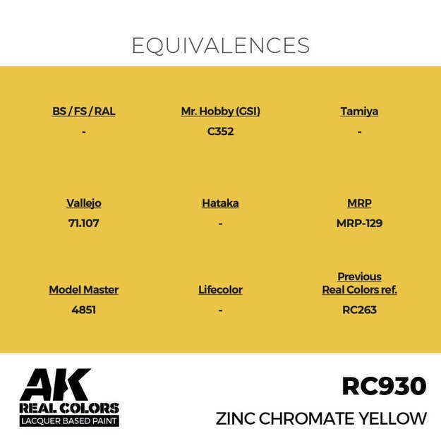 AK Interactive RC930 - Zinc Chromate Yellow, 17ml 2 AK Interactive RC930 - Zinc Chromate Yellow, 17ml 2