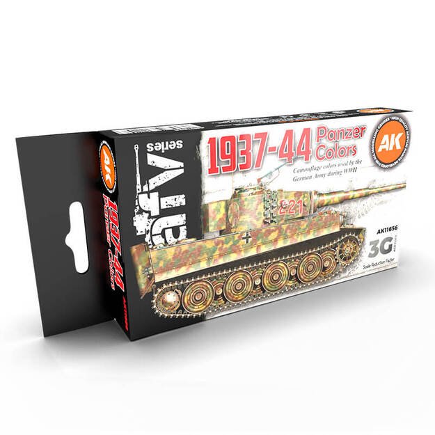 AK Interactive AK11656 - German War Colors 37-44 3G, akriliniai dažai