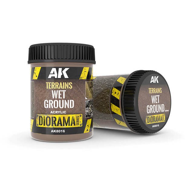 AK Interactive AK8016 - Terrains Wet Ground (Acrylic), 250ml