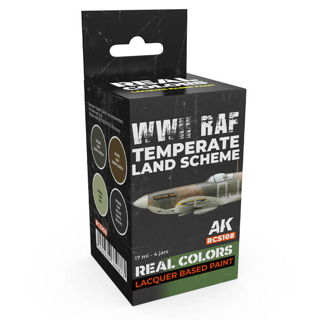 AK-Interactive - RCS108 - RAF WWII Temperate Land Scheme, rinkinys