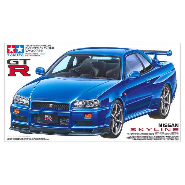 Tamiya TA24210 - Nissan Skyline Gt-R V-Spec R34, 1/24