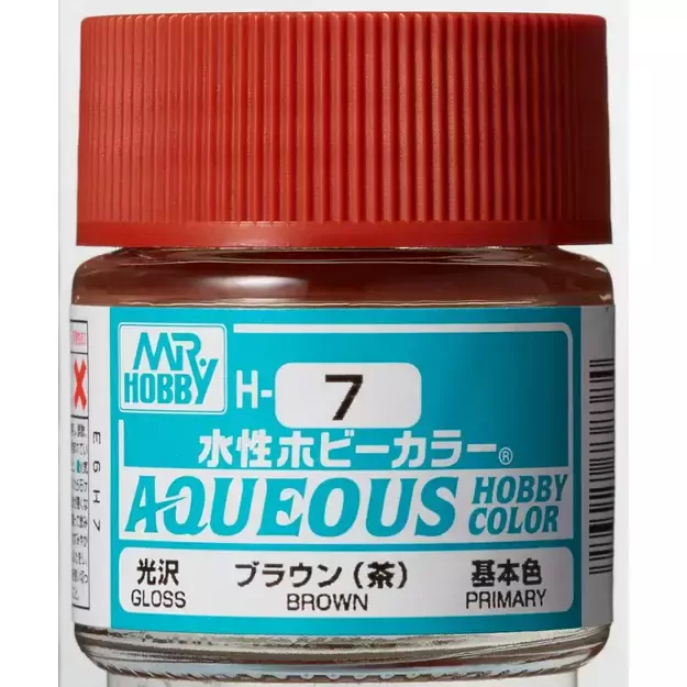 Mr.Hobby H007 - Aqueous Hobby Colors - Brown, 10ml