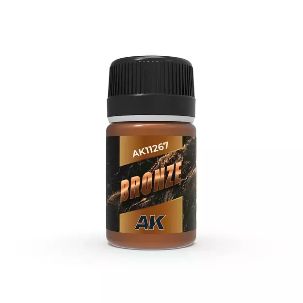 AK Interactive AK11265 – Verdigris Effect Kit (žalvario žalsvų oksidacijos efektų rinkinys) 3