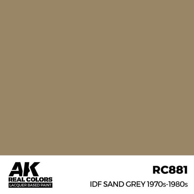 AK Interactive RC881 - IDF Sand Grey 1970S-1980S, 17ml AK Interactive RC881 - IDF Sand Grey 1970S-1980S, 17ml