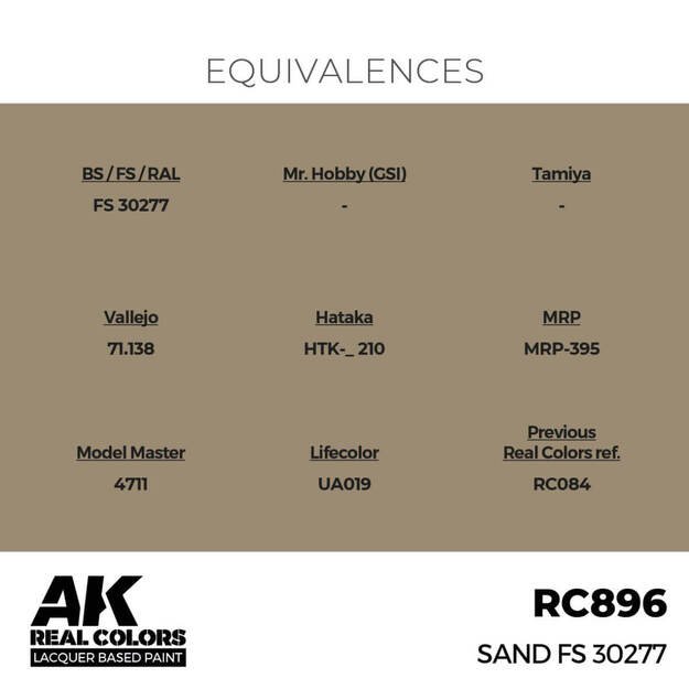 AK Interactive RC896 - Sand FS 30277, 17ml 2 AK Interactive RC896 - Sand FS 30277, 17ml 2
