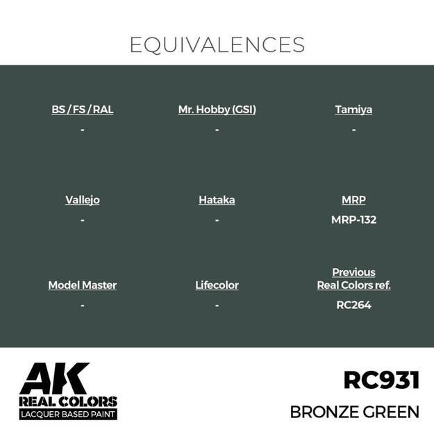 AK Interactive RC931 - Bronze Green, 17ml 2 AK Interactive RC931 - Bronze Green, 17ml 2