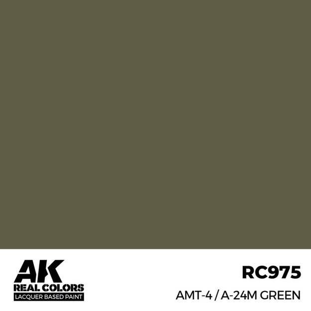 AK Interactive RC975 - AMT-4 / A-24M Green, 17ml