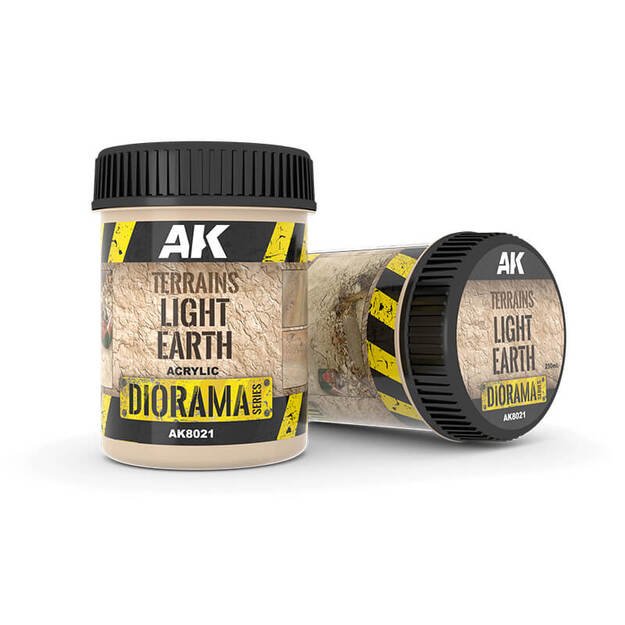 AK Interactive AK8021 - Terrains Light Earth (Acrylic), 250ml