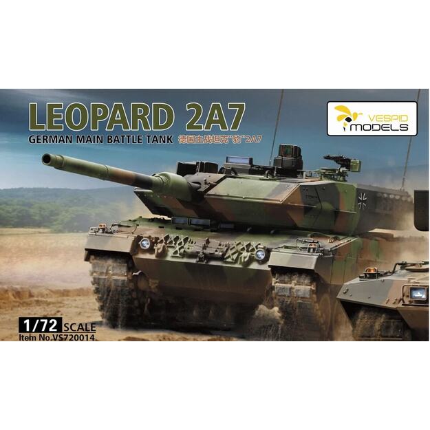 Vespid Models VES720014 - German Main Battle Tank Leopard 2 A7, 1/72