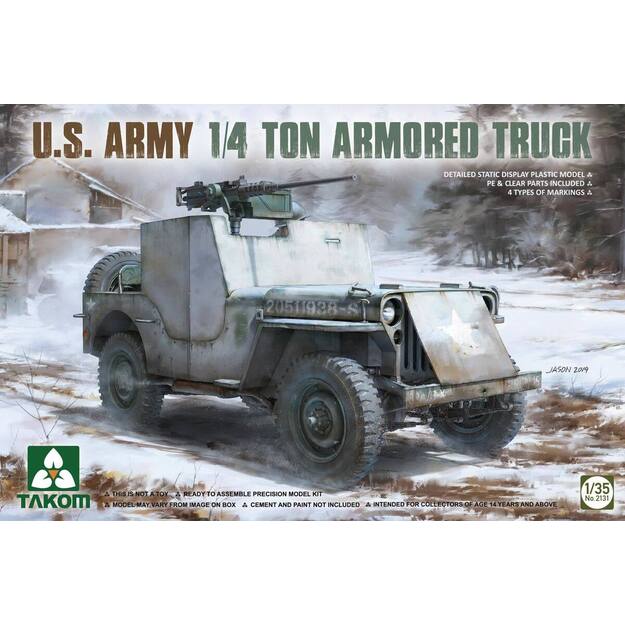 Takom TAK2131 - U.S. Army 1/4 ton armored truck, 1/35