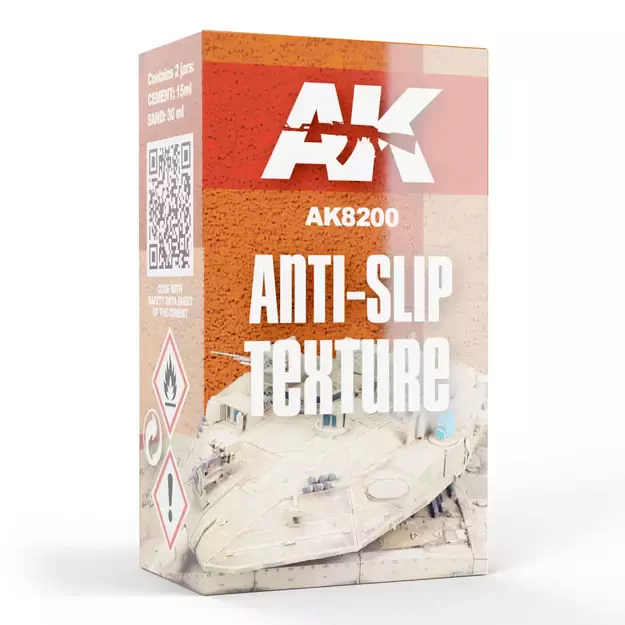 AK Interactive AK8200 – Anti-Slip Texture (antislidinė tekstūra modeliams)