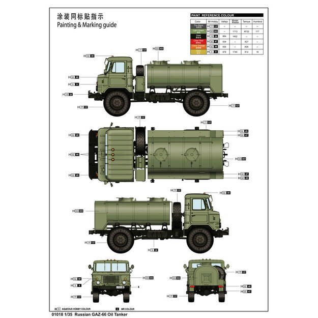 Trumpeter TR01018 -  GAZ-66 Oil Tanker, 1/35 2