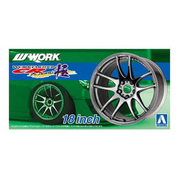 Aoshima AO09147 - WORK Emotion CR Kiwami 18inch (ratlankių modelių rinkinys), 1/24