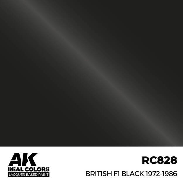 AK Interactive RC828 – British F1 Black 1972–1986, 17ml