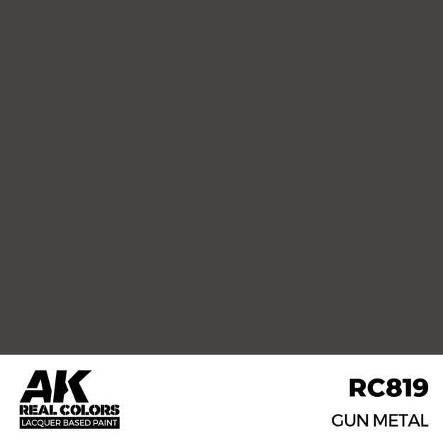 AK Interactive RC819 – Gun Metal, 17ml
