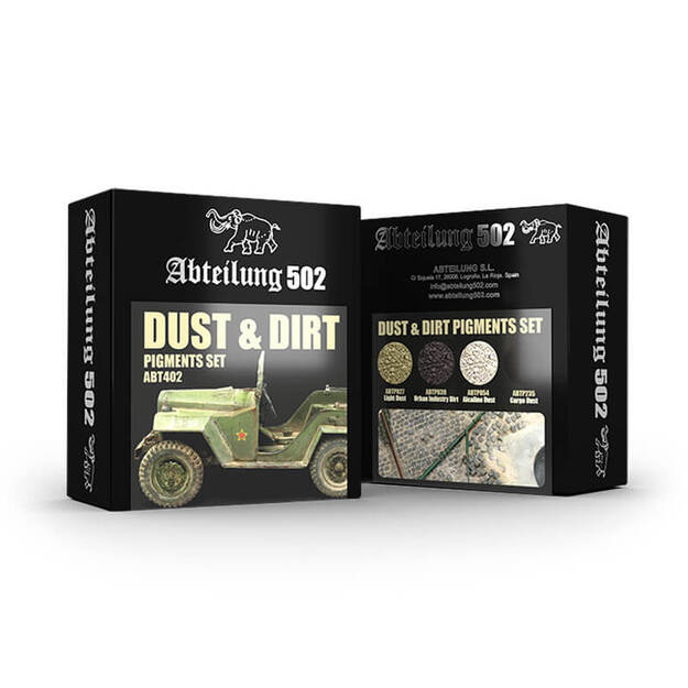 Abteilung 502 ABT402 - Dust & Dirt - Pigmentų rinkinys