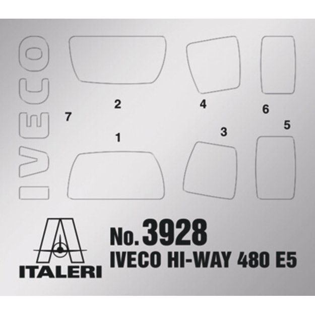 Italeri IT3928 - IVECO HI-WAY 480 E5 LOW ROOF, 1/24