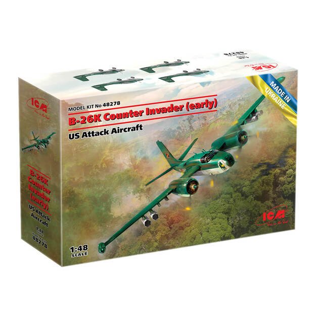 ICM IC48278 - B-26K Counter Invader (early), US Attack Aircraft, 1/48