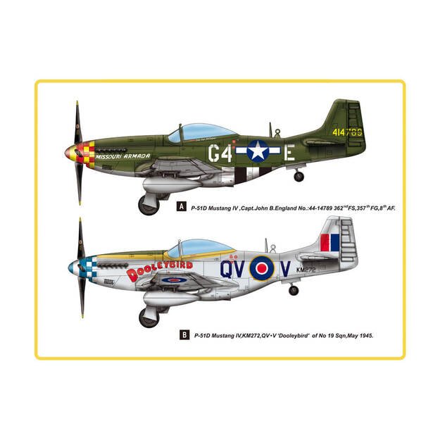 Hobby Boss HB85802 - P-51D Mustang IV, 1/48