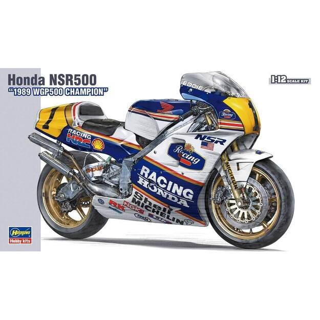 Hasegawa HG21504 - Honda Nsr500 1989 WGP 500 Champion, 1/12